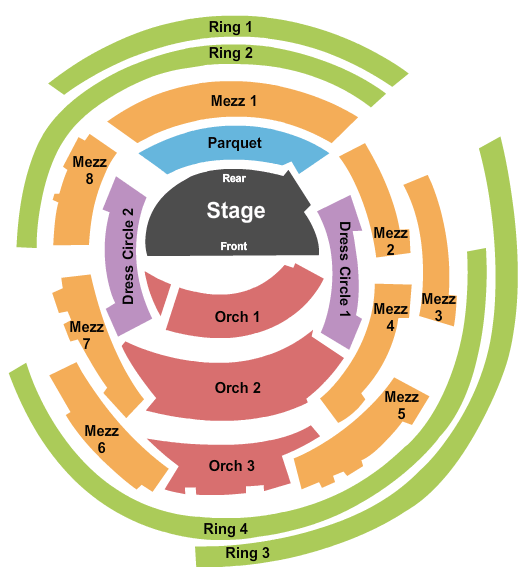 Boettcher Concert Hall Celtic Woman Seating Chart